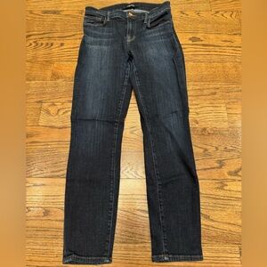 J Brand Capri Skinny Jeans 27 Oblivion Dark Wash Mid Rise Stretch Denim